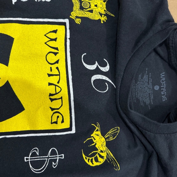 Wutang Clan Other - Y2K Wu-Tang Clan Forever 36 Chambers Graphic T-Shirt Mens XL Cream Hip Hop Tee